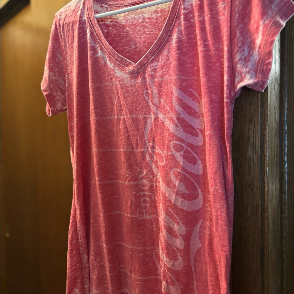 Coca Cola Pink Graphic Relaxed T-Shirt